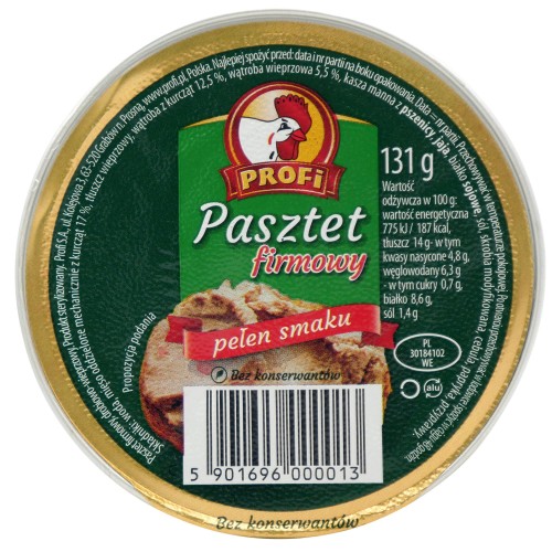 Pasztet firmowy Profi wieprzowo - drobiowy 131g